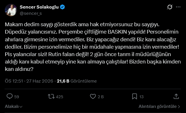 Bakanlık "ezilerek hayvan öldürüldü" iddiasını reddetti, Sencer Solakoğlu ateş püskürdü - Resim : 3
