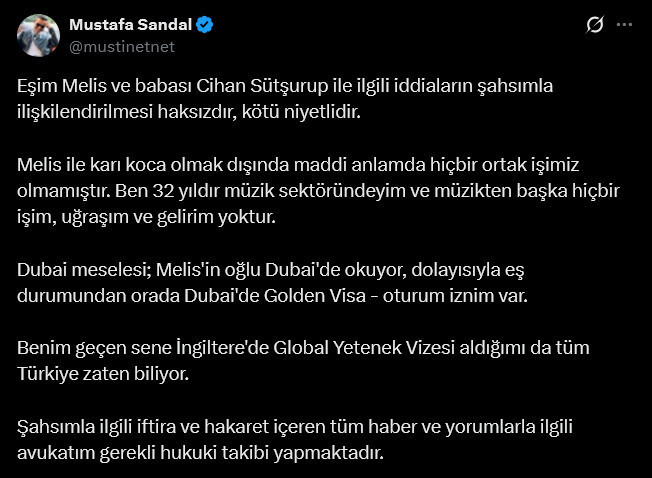 11 milyarlık fon vurgunu sonrası Dubai'de oturum izni! Mustafa Sandal'dan yeni açıklama - Resim : 3