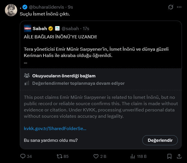 İktidar medyasının İsmet İnönülü fon haberi dalga konusu oldu - Resim : 5