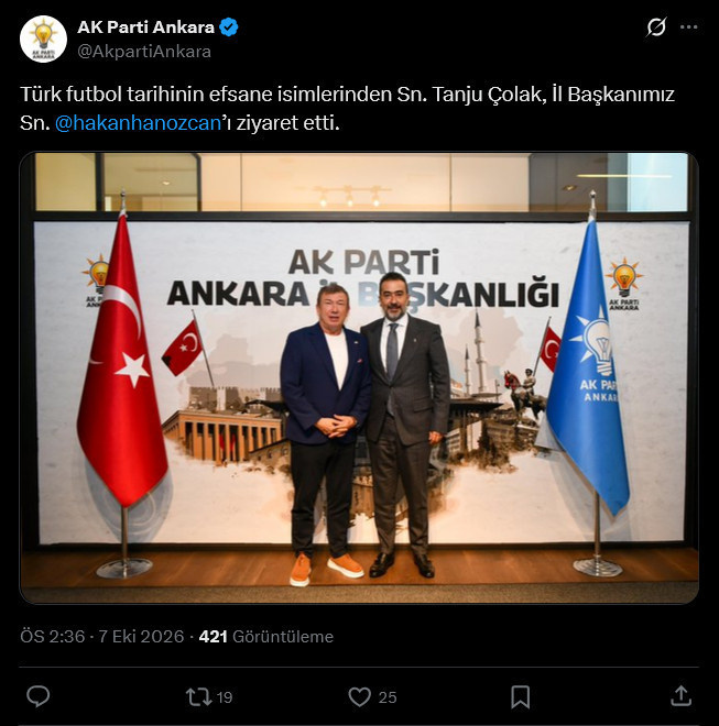 Tanju Çolak bir kez daha döndü! AKP il başkanlığını ziyaret etti - Resim : 4