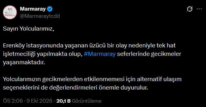 Marmaray'da bir hafta içinde ikinci intihar - Resim : 1