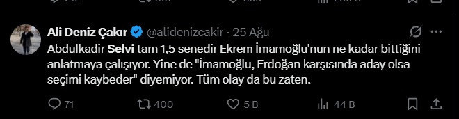 Abdulkadir Selvi 6 günün 5'inde İmamoğlu'nu yazınca sosyal medyada kazanlar kaynadı - Resim : 6