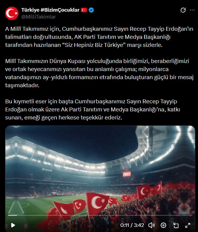 Erdoğan talimat verince milli takıma yeni marş hazırlandı - Resim : 2