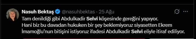 Abdulkadir Selvi 6 günün 5'inde İmamoğlu'nu yazınca sosyal medyada kazanlar kaynadı - Resim : 5