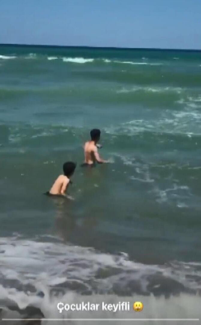 Yasaklı bölgede denize girmişti! 14 yaşındaki Halil'in son görüntüleri yürek yaktı - Resim : 2