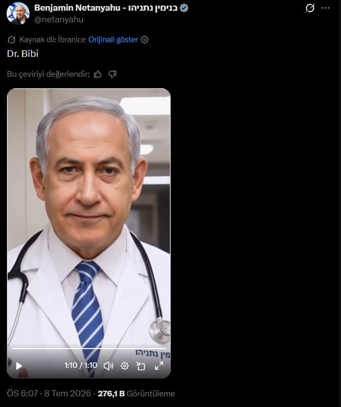Netanyahu Trump'ın izinde: 'Doktor' oldu muhaliflerine 'Bibimol' reçetesi yazdı - Resim : 2