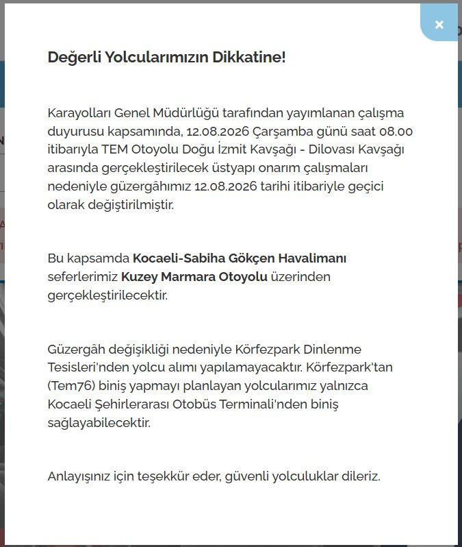 Sabiha Gökçen’e gidecekler dikkat: Güzergah değişti - Resim : 3