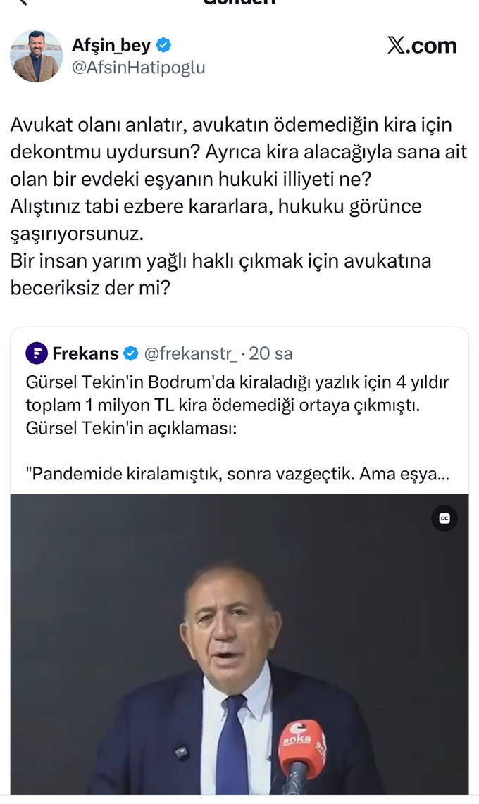 Gürsel Tekin'in savunması çöktü: Bodrum'da kirasını ödemediği daire ile ilgili belgeler ortaya çıktı - Resim : 5