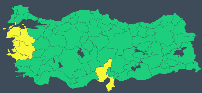 Meteoroloji'den 6 ile sarı kodlu hava durumu uyarısı: Kuvvetli geliyor - Resim : 3