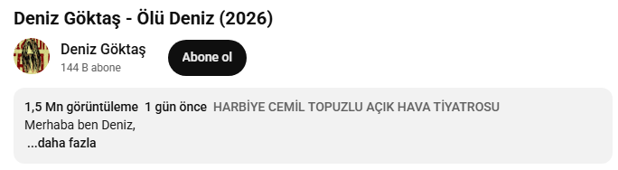 Deniz Göktaş'ın çok konuşulan gösterisi rekor kırdı! 1 buçuk milyonu geçti - Resim : 1