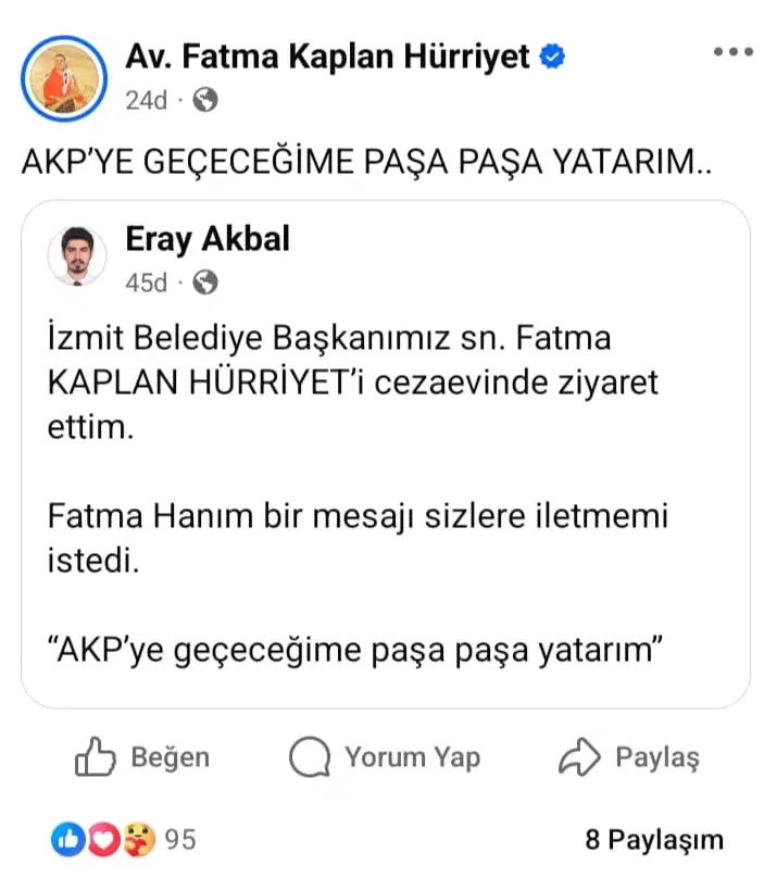 İzmit Belediye Başkanı Hürriyet'ten net tavır: AKP'ye geçeceğime paşa paşa yatarım - Resim : 1
