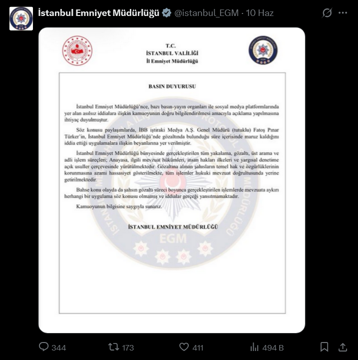 Son Dakika | Fatoş Pınar Türker'in çıplak aranma iddiası hakkında soruşturma! İki müfettiş görevlendirildi - Resim : 2