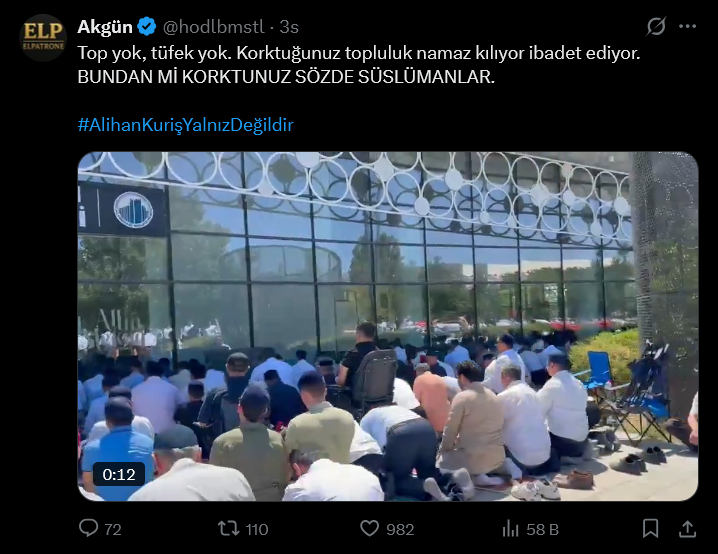 Süleymancılar Başkent Millet Bahçesi'nde toplandı! Alihan Kuriş Ankara'ya getirilmişti - Resim : 2