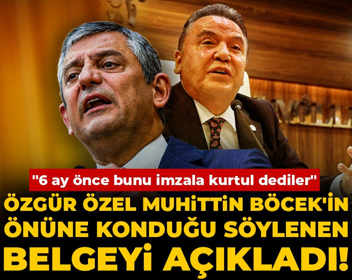 Son Dakika | Özgür Özel Muhittin Böcek ve Burcu Köksal sessizliğini çok sert bozdu