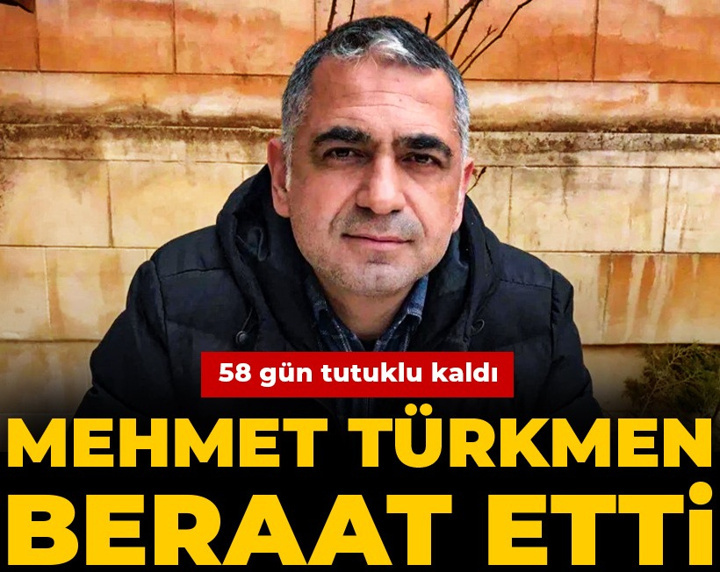 Son Dakika | Mehmet Türkmen'e tahliye kararı