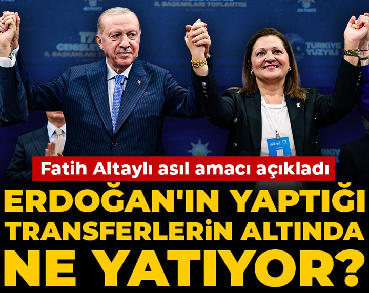 Erdoğan'ın yaptığı transferlerin altında ne yatıyor? Fatih Altaylı asıl amacı açıkladı
