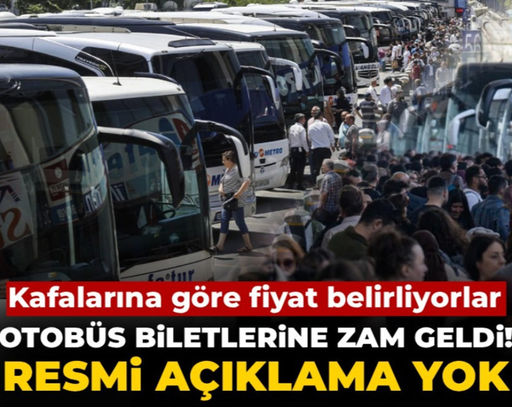 Otobüs biletlerine zam geldi! Resmi açıklama yok: Kafalarına göre fiyat belirliyorlar