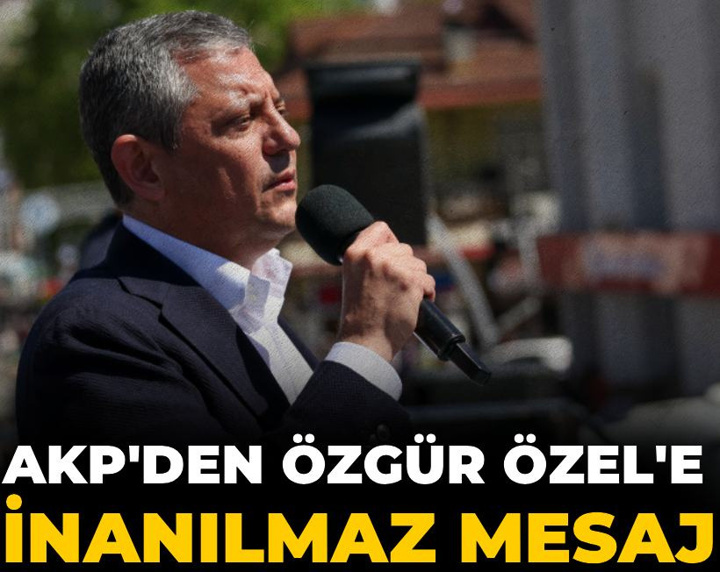 Özgür Özel AKP'den kendisine gelen inanılmaz mesajı açıkladı!