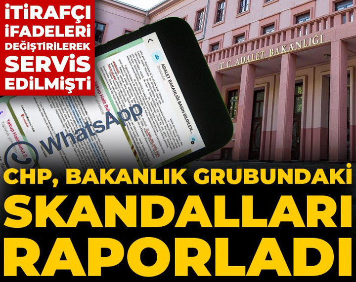İtirafçı ifadeleri değiştirilerek servis edilmişti! CHP bakanlık grubundaki skandalları raporladı
