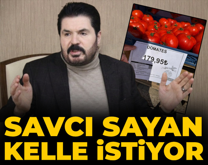 Domatesin fiyatını gören AKP'li Savcı Sayan kelle istiyor