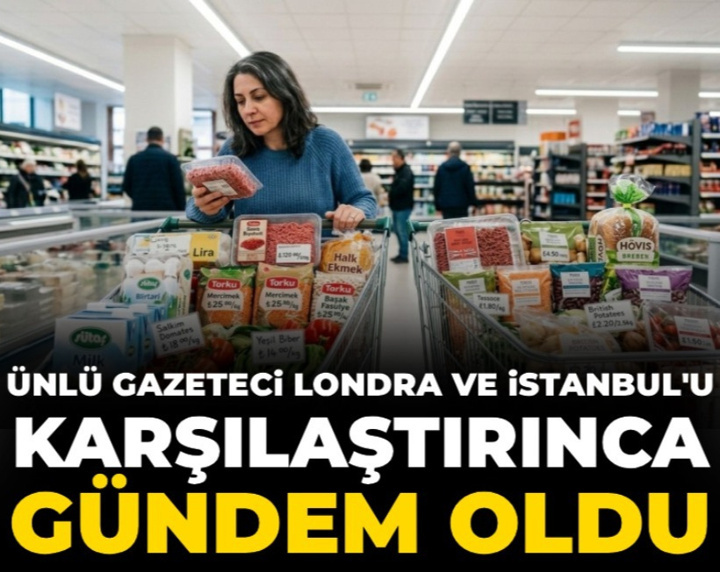 Ünlü gazeteci Londra ve İstanbul'u karşılaştırınca gündem oldu