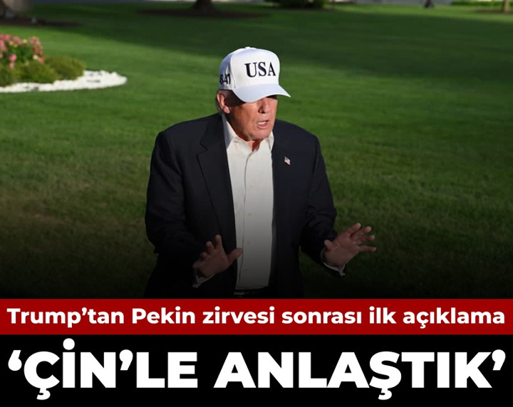 Trump: Çin'le anlaşmaya vardık