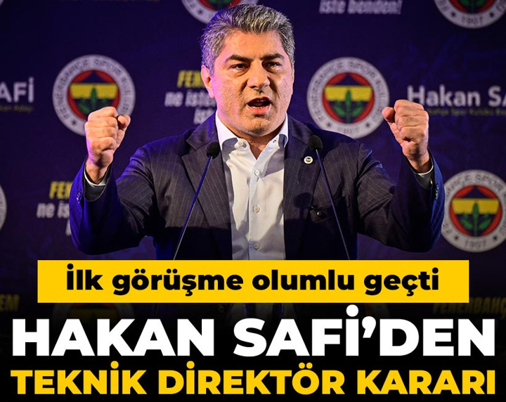 Hakan Safi'den teknik direktör kararı: İlk görüşme olumlu geçti