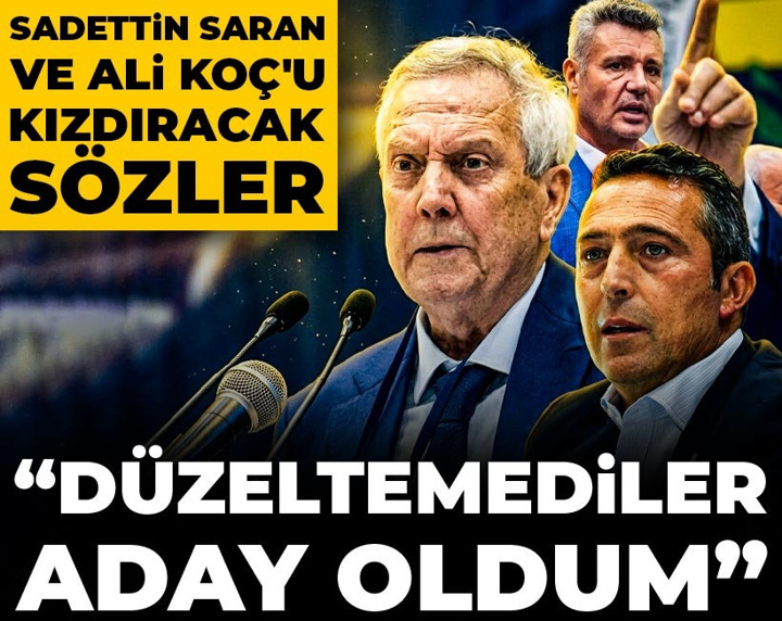 Aziz Yıldırım: Düzeltemediler aday oldum