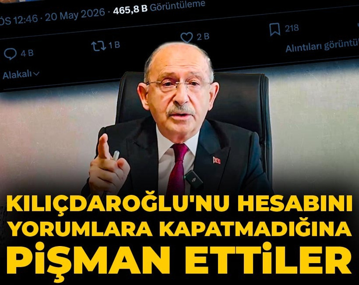 Kemal Kılıçdaroğlu'nu hesabını yorumlara kapatmadığına pişman ettiler