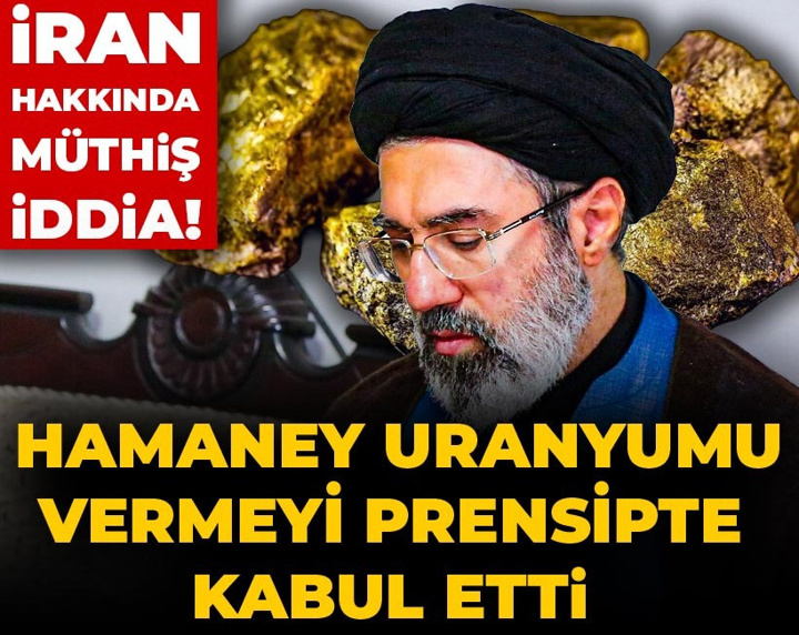 İran hakkında müthiş iddia! Hamaney uranyumu vermeyi prensipte kabul etti