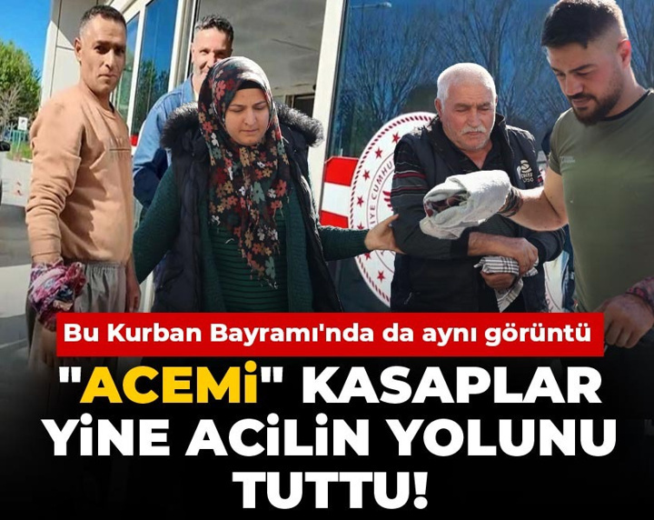 "Acemi" kasaplar yine acilin yolunu tuttu! Bu Kurban Bayramı'nda da aynı görüntü