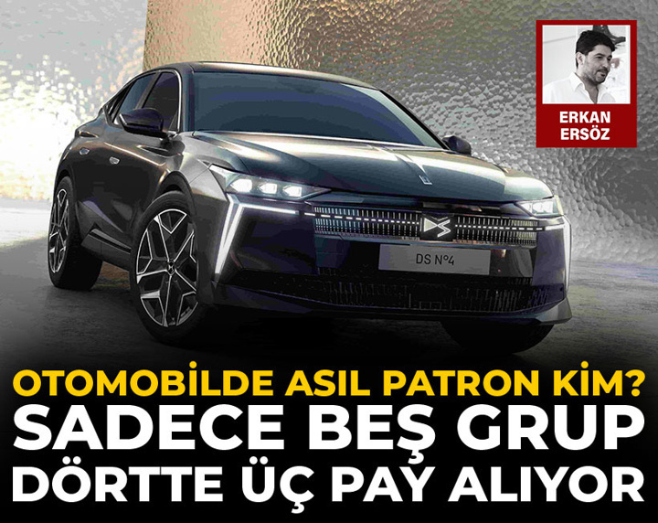 Otomobilde asıl patron kim? Sadece beş grup dörtte üç pay alıyor