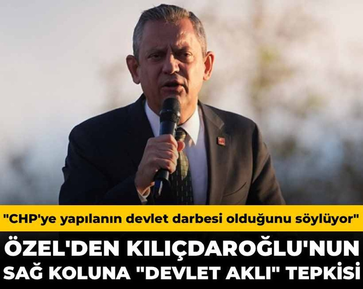 Özgür Özel'den Kılıçdaroğlu'nun sağ koluna 'Derin devlet' yanıtı