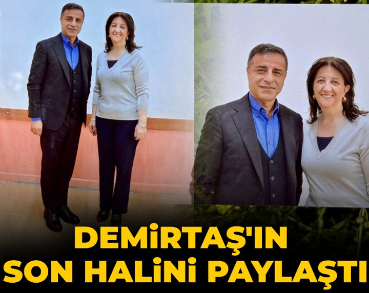 Selahattin Demirtaş'ın son halini Pervin Buldan paylaştı