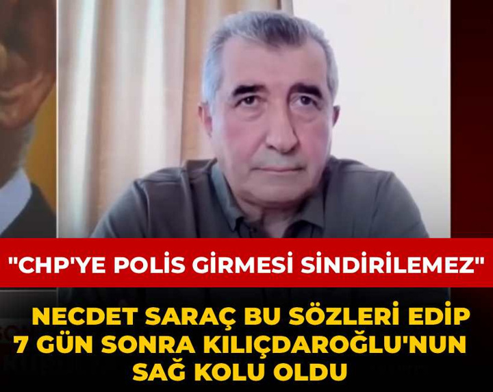 Necdet Saraç butlana 'tümüyle siyasi' dedikten 7 gün sonra Kılıçdaroğlu'nun A Takımı'na girdi