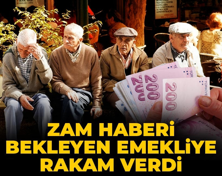 Zam haberi bekleyen emekliye rakam verdi