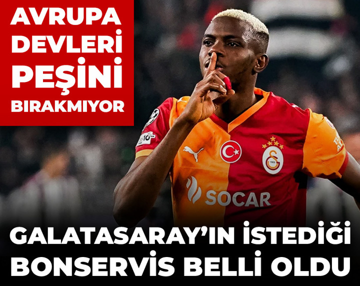 Osimhen'in peşini bırakmadılar: Galatasaray'ın bonservis kararı belli oldu