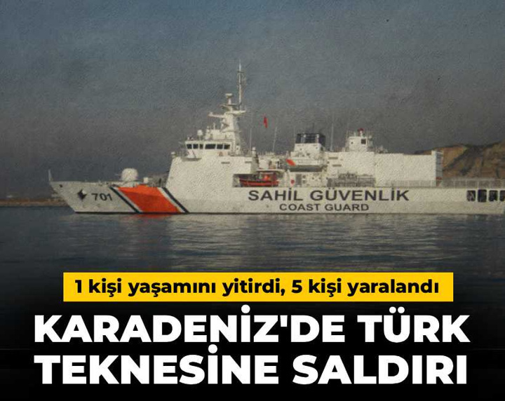 Karadeniz'de Türk teknesine saldırı