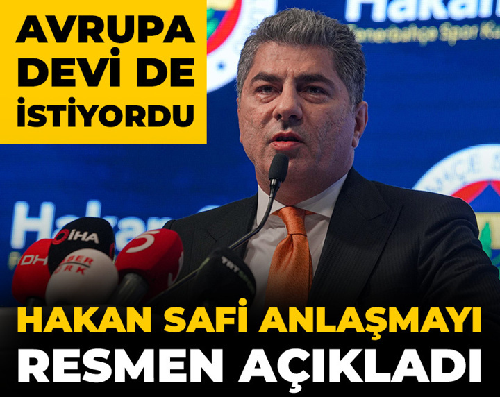 Hakan Safi bir futbolcuyu daha açıkladı: Avrupa devi de istiyordu