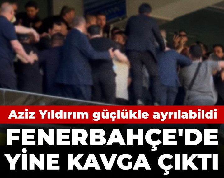 Son Dakika | Fenerbahçe kongresinde yine kavga çıktı: Aziz Yıldırım güçlükle ayrıldı