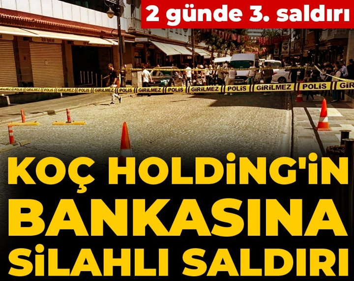 Son dakika | Diyarbakır'da Koç Holding'in bankasına silahlı saldırı