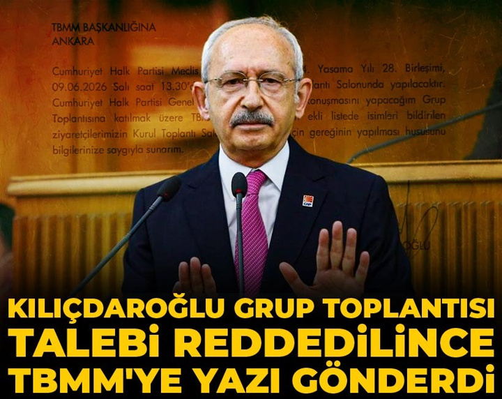 Son Dakika | CHP Grubu Kılıçdaroğlu'nun talebini reddetti! Genel Merkez de TBMM'ye yazı gönderdi