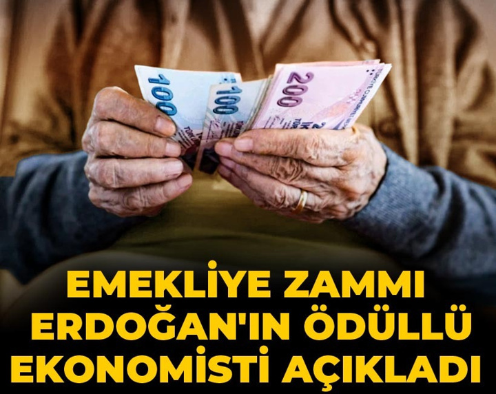 Emekliye zammı Erdoğan'ın ödüllü ekonomisti açıkladı