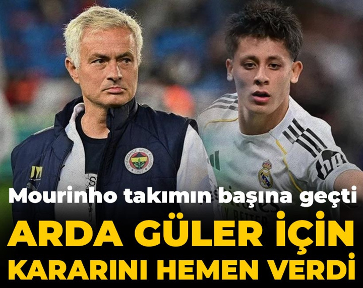 Arda Güler için karar verildi: Mourinho hiç vakit kaybetmedi