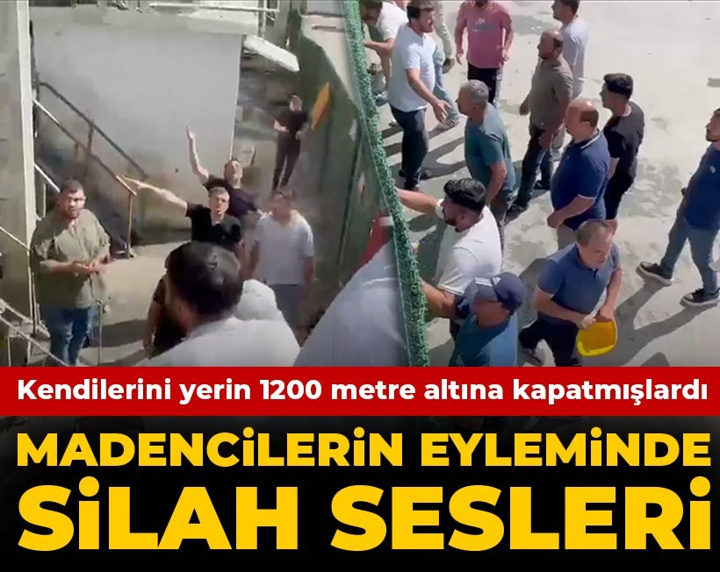 Son Dakika | Edirne'de madencilerin eyleminde silah sesleri