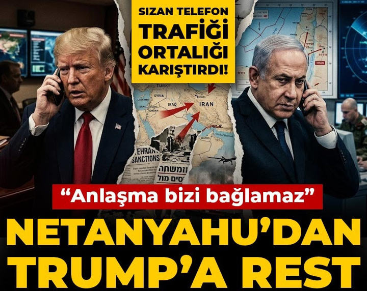Sızan telefon trafiği ortalığı karıştırdı! Netanyahu’dan Trump’a rest: Anlaşma bizi bağlamaz