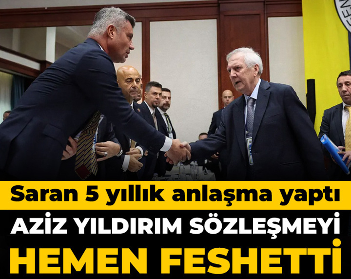 Aziz Yıldırım gelir gelmez sözleşmeyi feshetti: Sadettin Saran'ın 5 yıllık anlaşması iptal oldu