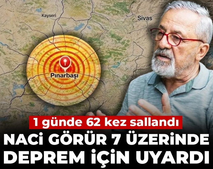 Naci Görür 7 üzerinde deprem için uyardı: 1 günde 62 kez sallandı