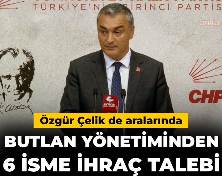 Son dakika | Özgür Çelik de aralarında! Butlan yönetiminden 6 isme ihraç talebi