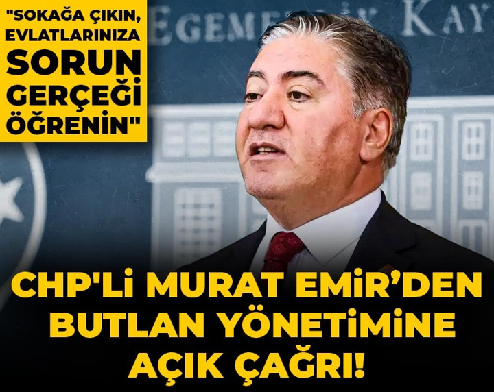 Murat Emir'den butlan yönetimine açık çağrı! "Sokağa çıkın, evlatlarınıza sorun gerçeği öğrenin"